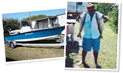 Fishing out of Seadrift Captain Jim Garrison